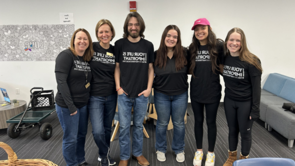 Group of students from Gray Matters with Wendy Bock